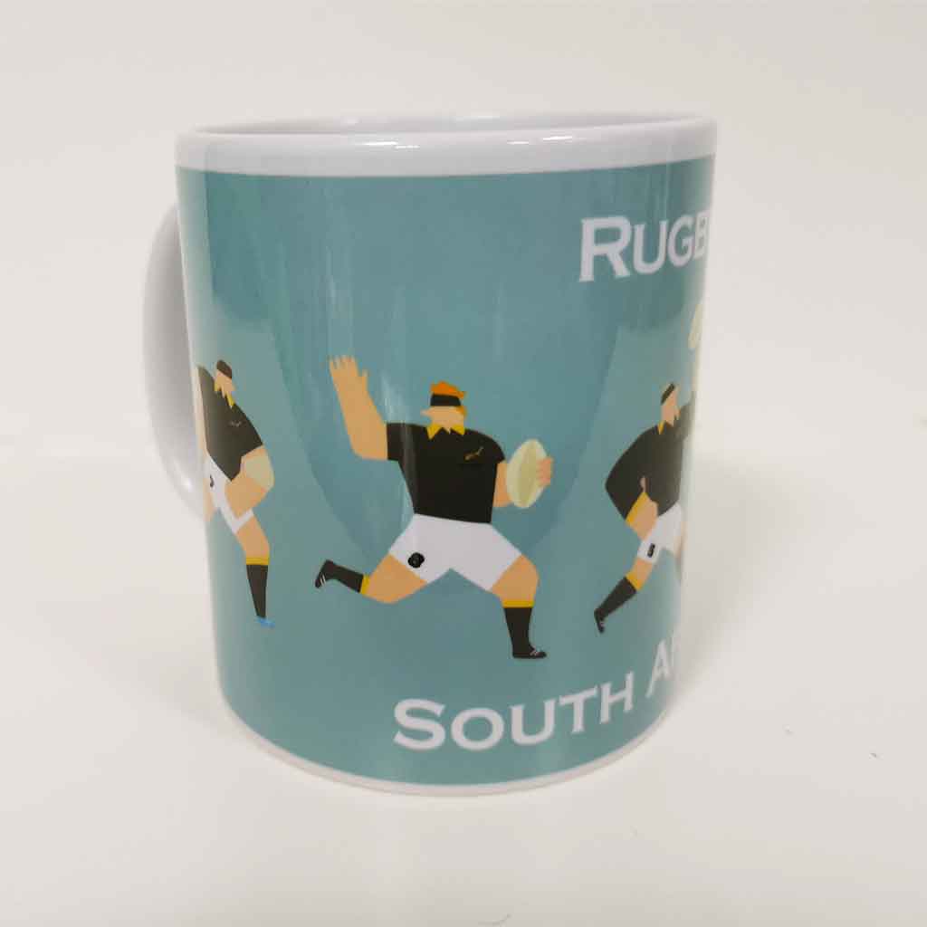 South Africa Rugby Mug and Coaster