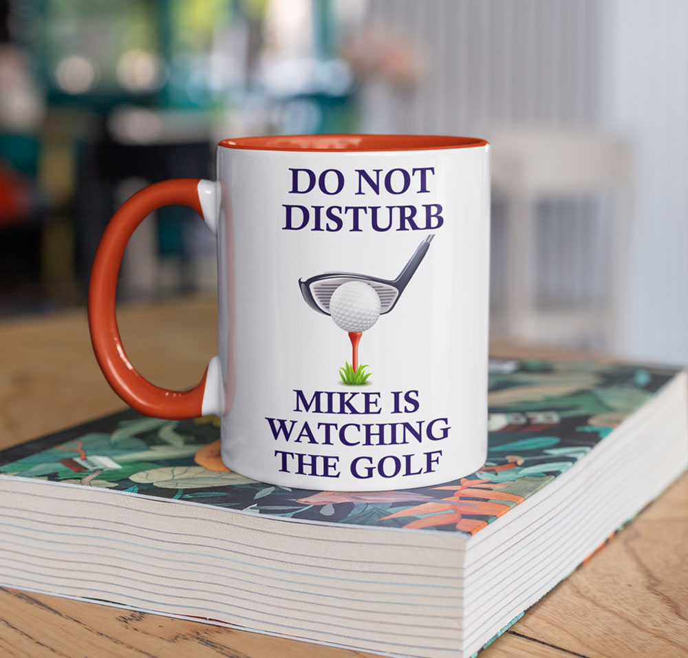Do not Disturb Personalised Sports Mug