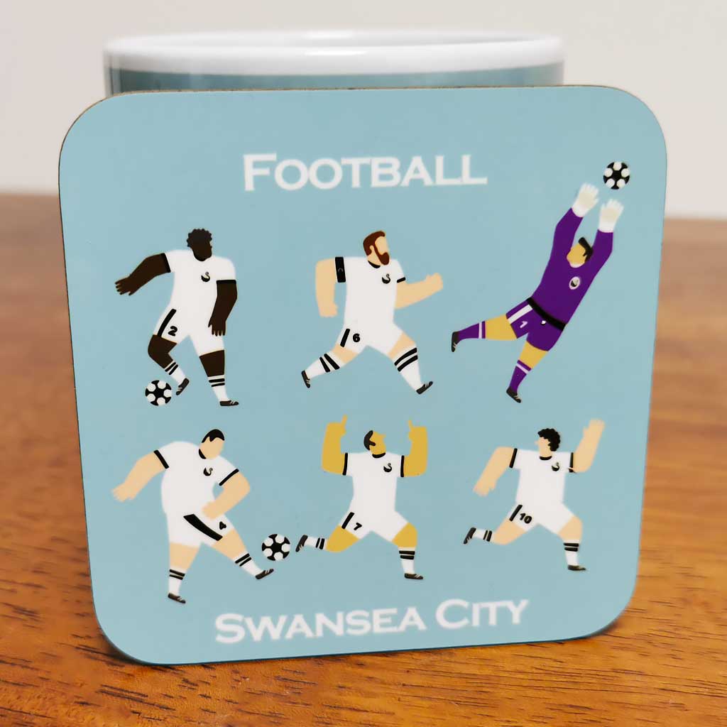 Swansea City Mug and Coaster Set