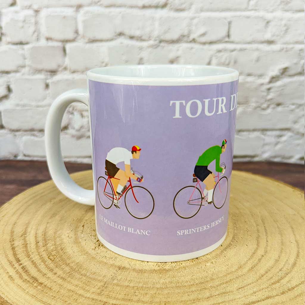 Tour De France Mug and Coaster Set