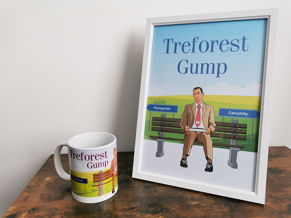 Treforest Gump A4 Print