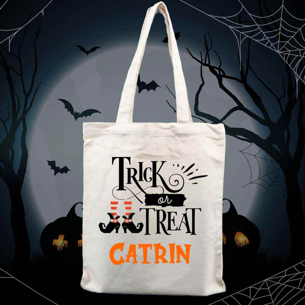 Personalised Halloween Treat Bag