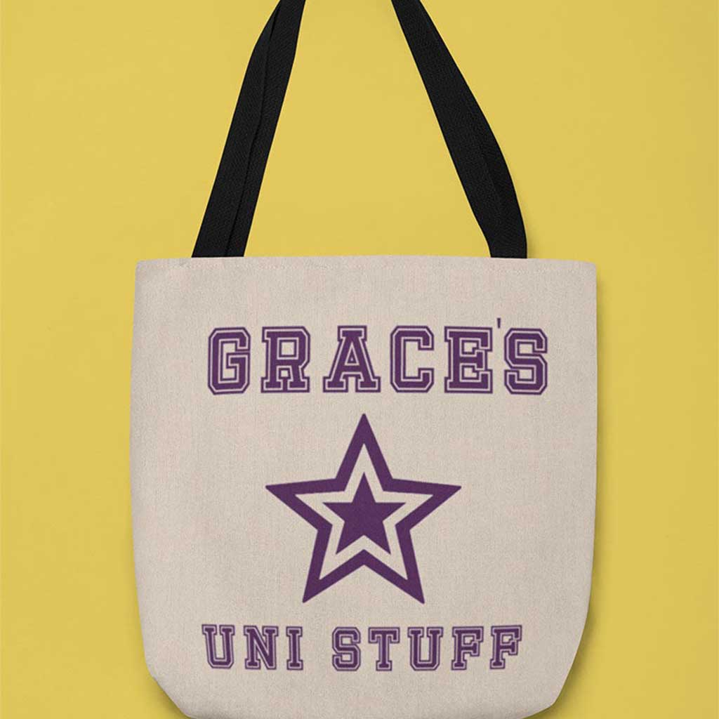 University Stuff Personalised Tote Bag