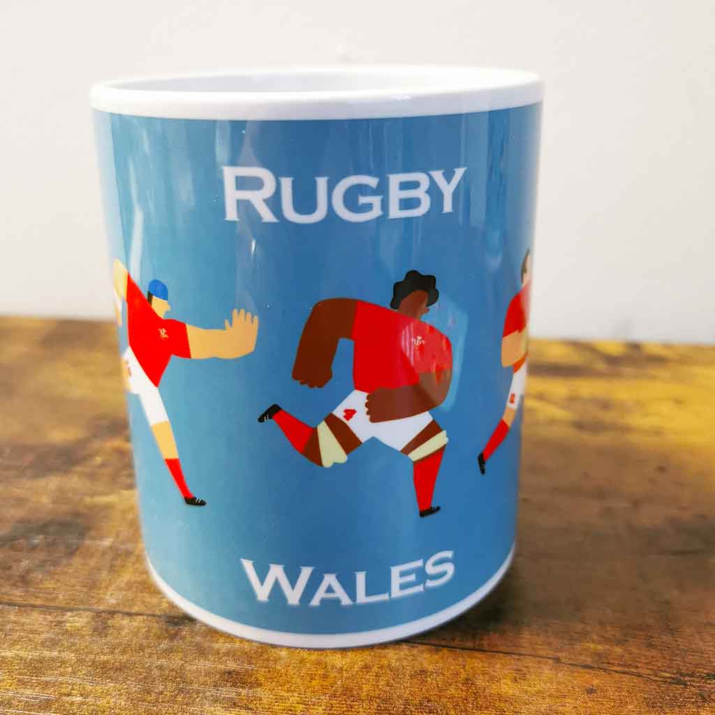 Wales Rugby Team Mug and Coaster