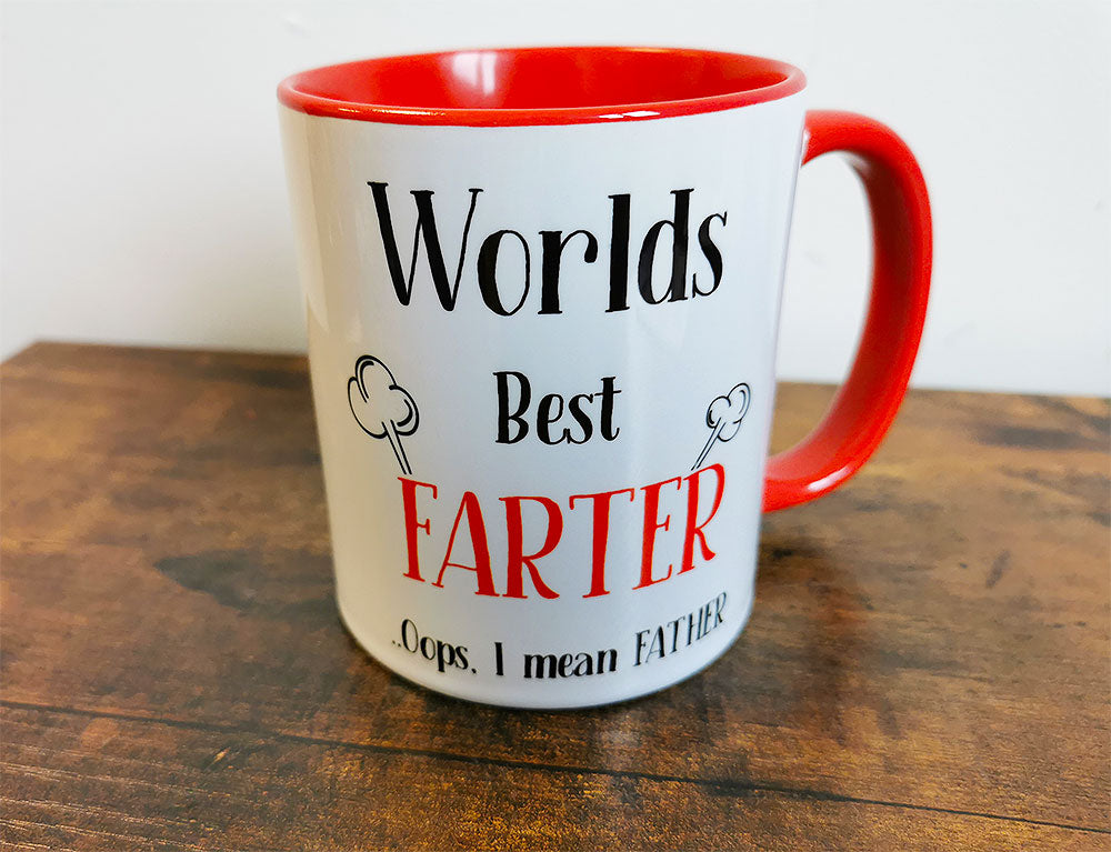 Worlds Best Farter Mug and Coaster Set
