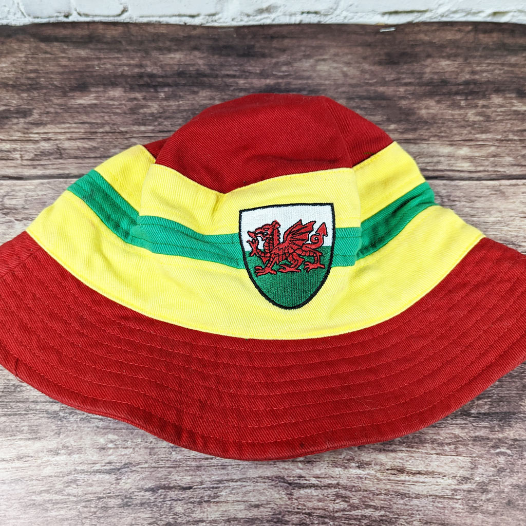 Welsh Football Gold Bucket Hat